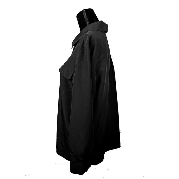 Elemenz Black Long-sleeve buttoned shirt with pockets Size XL - Picture 3 of 5